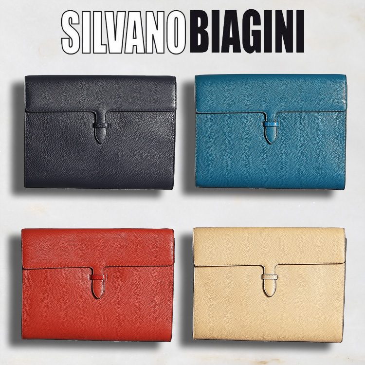 シルヴァノ ビアジーニ SILVANO BIAGINI クラッチバッグ 全4色, globalstanceplus